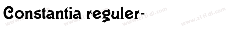 Constantia reguler字体转换 Constantia reguler字体转换